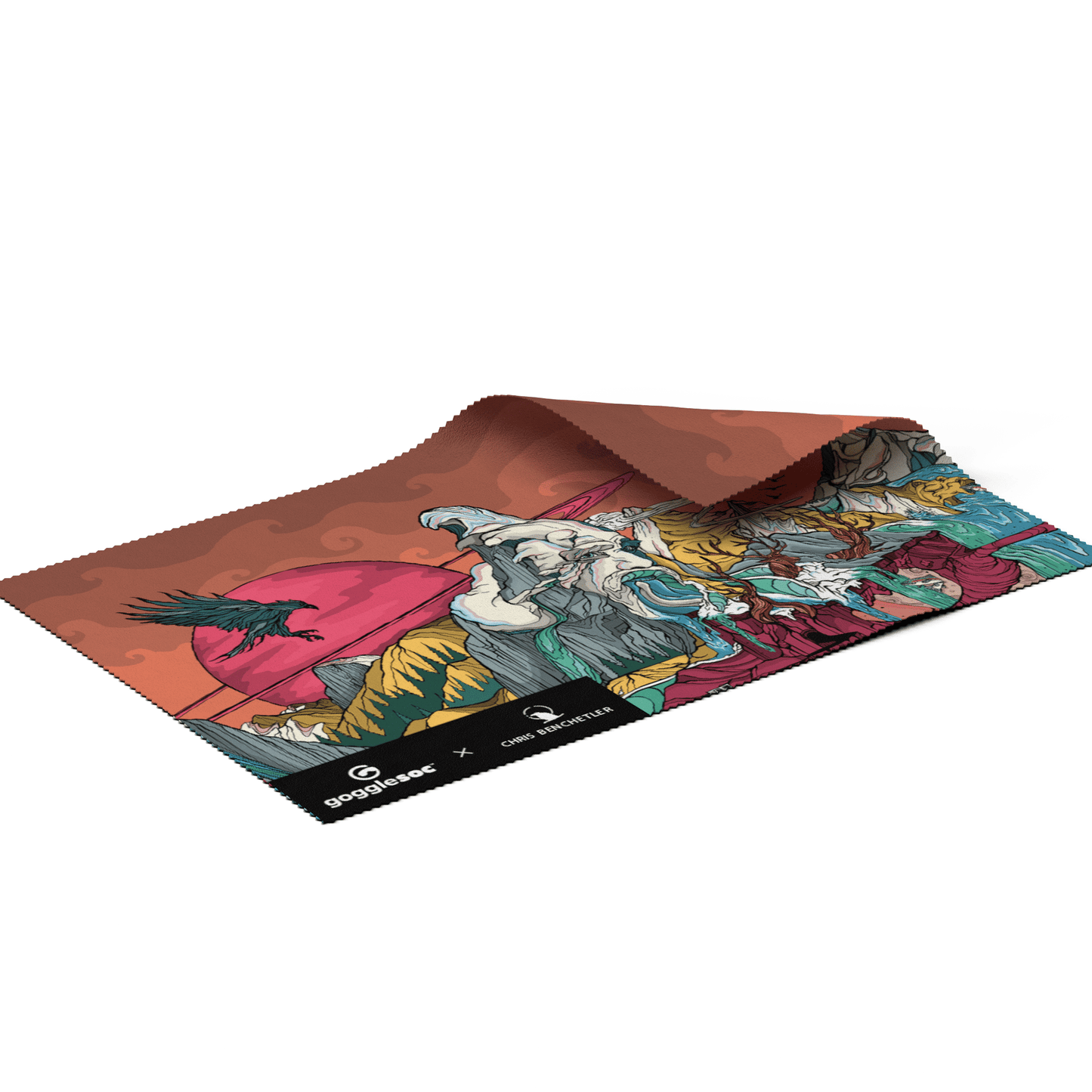 Gogglesoc Swipeout Lens Cloth - Supernatural Basecamp Swipeout