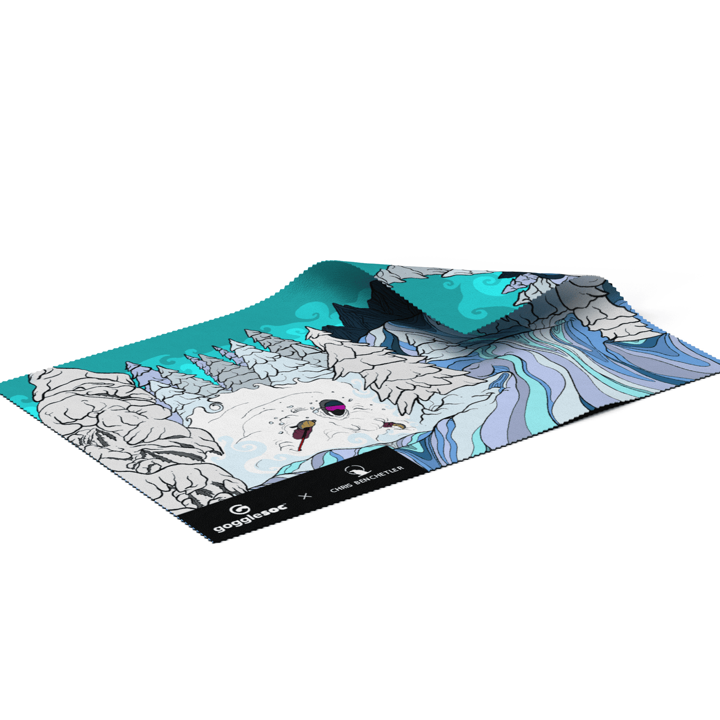 Gogglesoc Swipeout Lens Cloth - Into The White Room Swipeout
