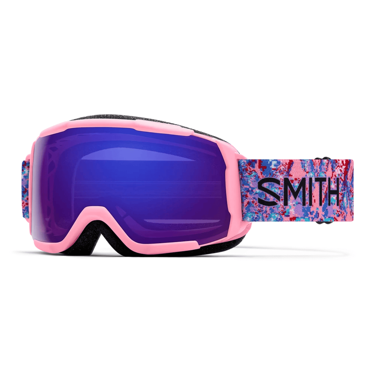 Smith Grom Kids Goggles - Bright Pink Lofi Butterfly