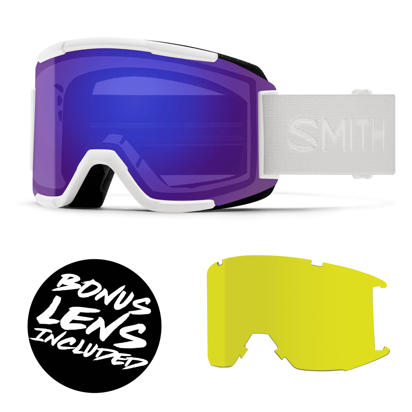 Smith Squad Goggles - White Vapor Violet