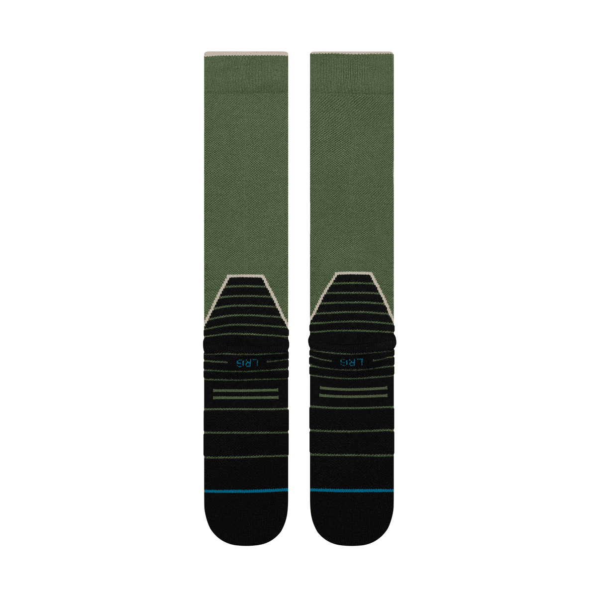 Stance Mid Cushion Merino Wool Ski / Snowboard Sock - Contrast Green
