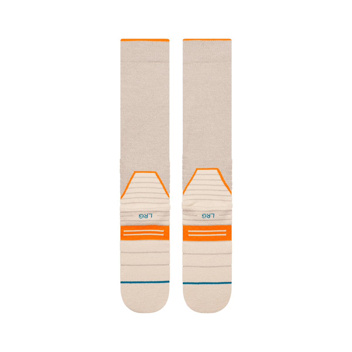 Stance Mid Cushion Merino Wool Ski / Snowboard Sock - Contrast String Grey