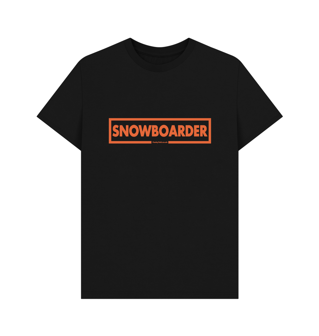 Black Printed T-shirt Front