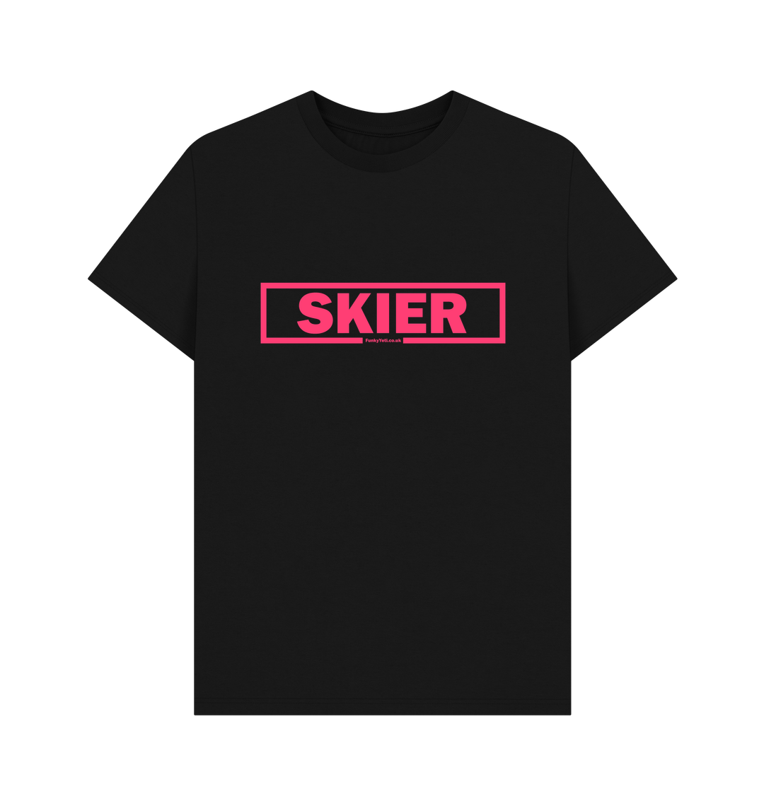 Black Printed T-shirt Front