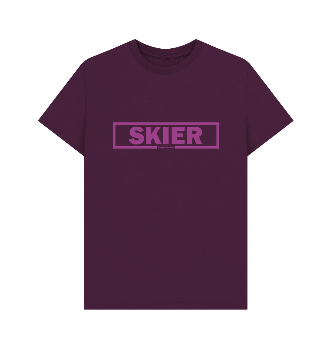 Purple Printed T-shirt Front