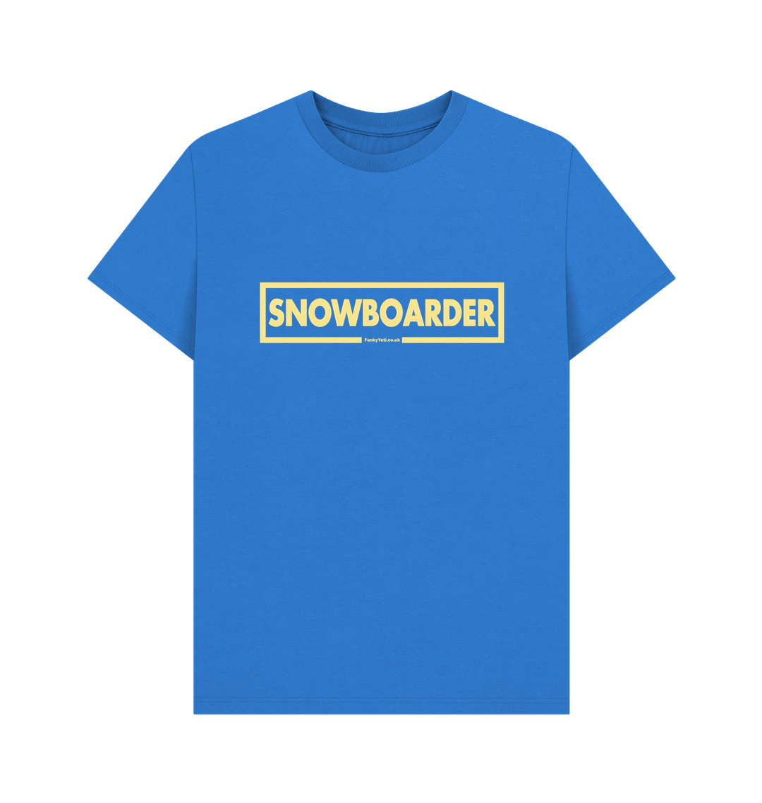 Bright Blue Printed T-shirt Front