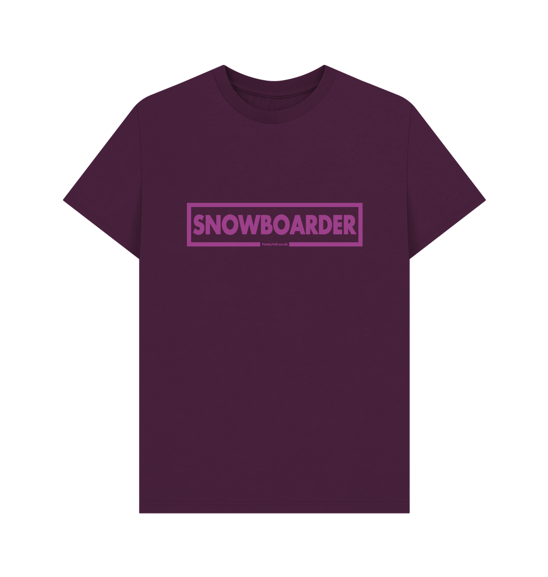 Purple Printed T-shirt Front