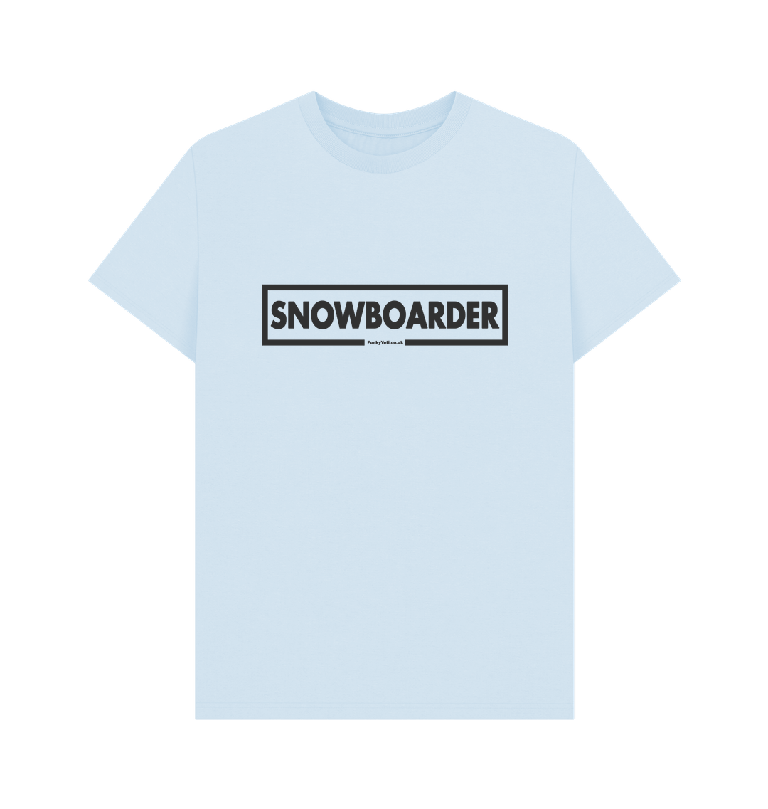 Sky Blue Printed T-shirt Front