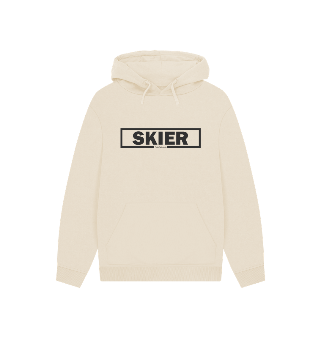 Oat Printed Hoody Front
