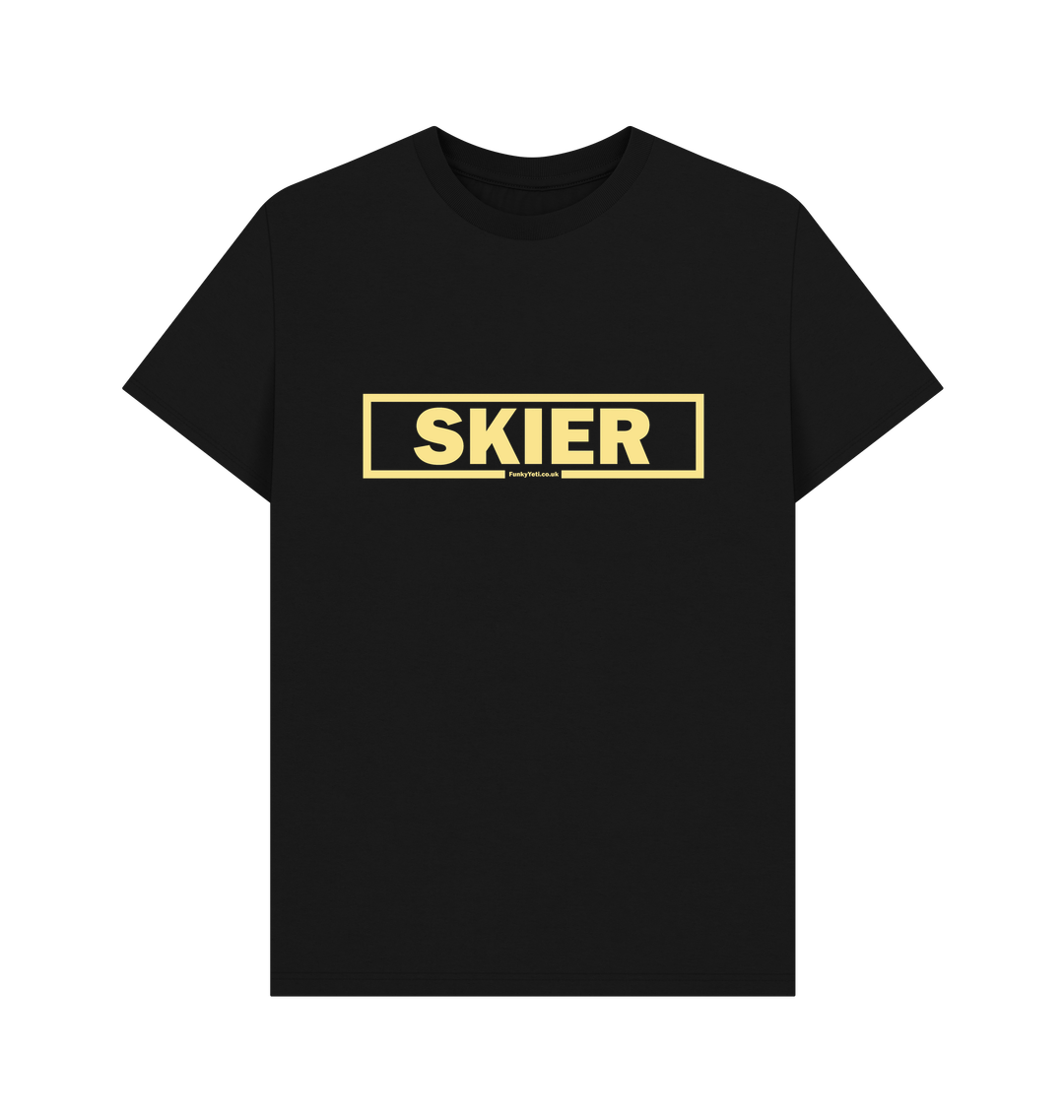 Black Printed T-shirt Front
