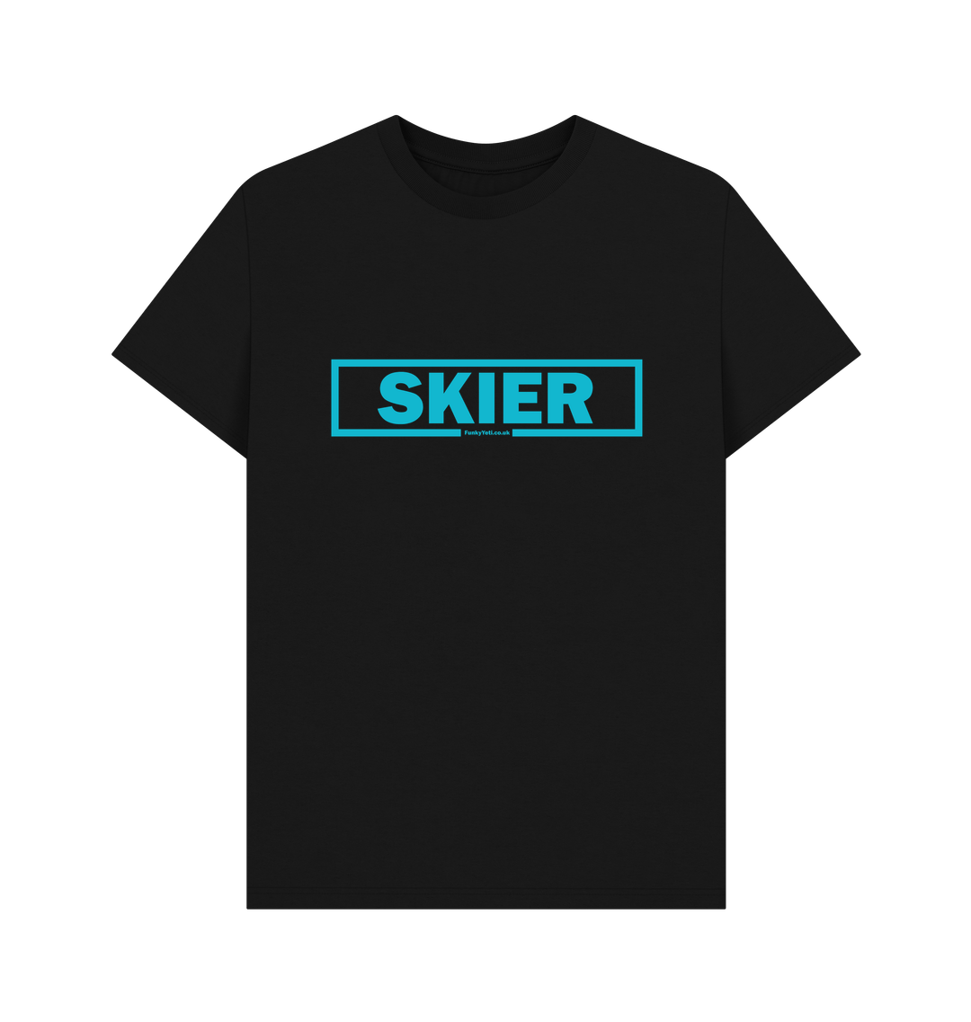 Black Printed T-shirt Front
