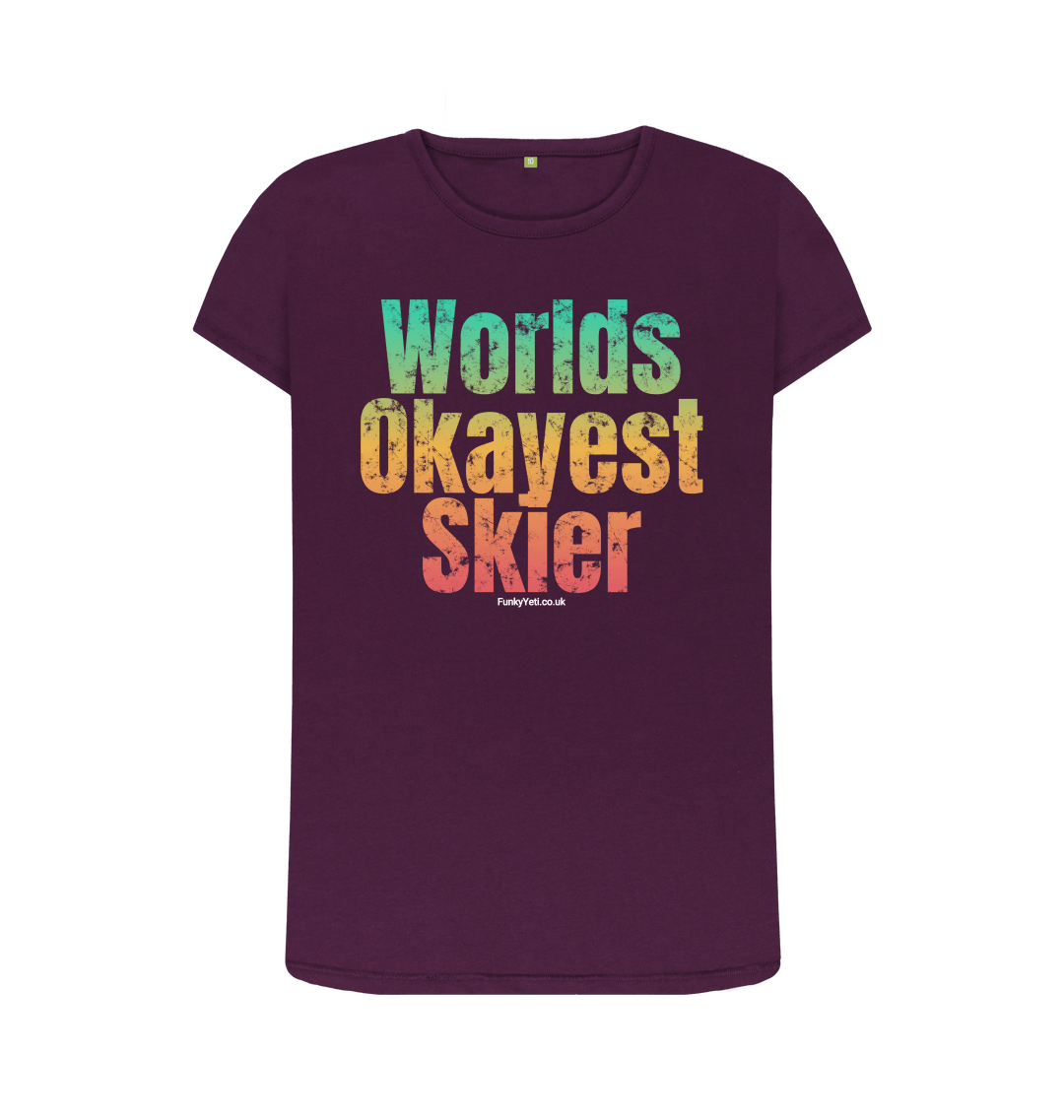 Purple Printed T-shirt Front