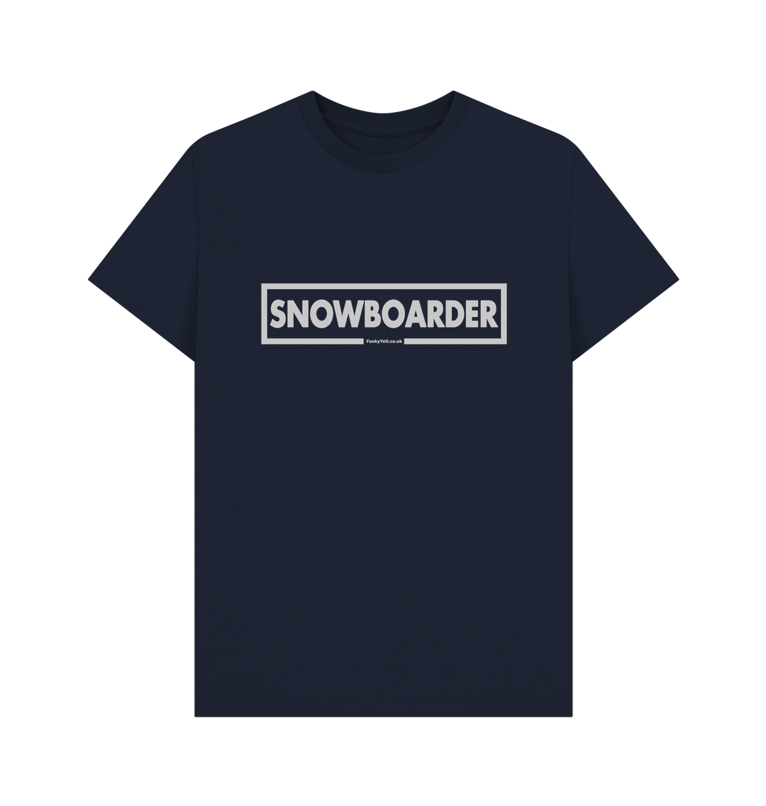 Navy Blue Printed T-shirt Front