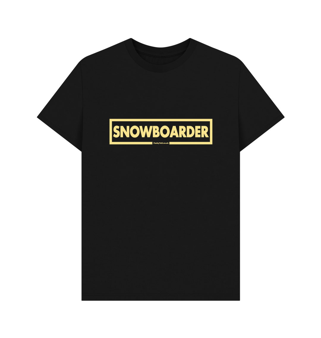 Black Printed T-shirt Front