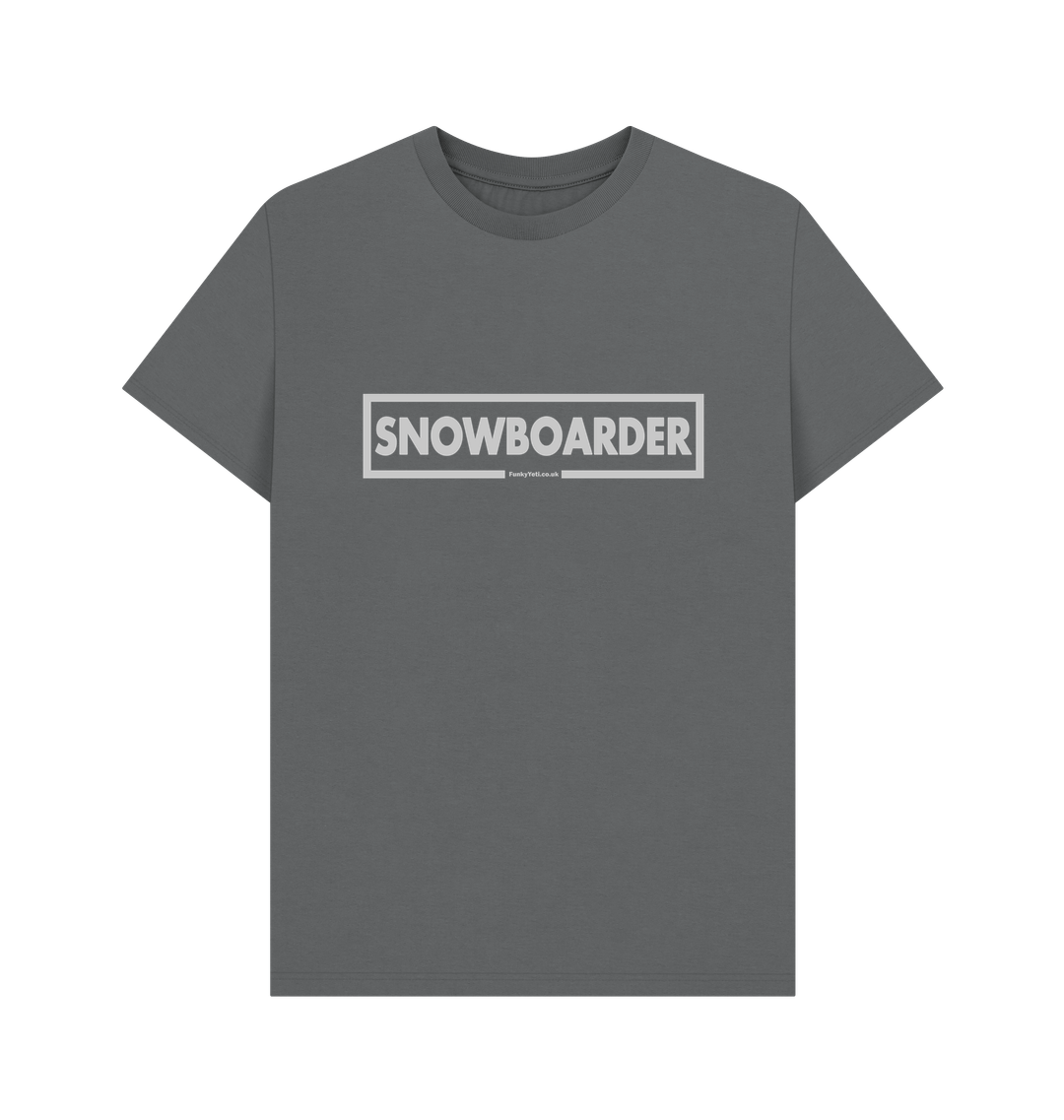 Slate Grey Printed T-shirt Front