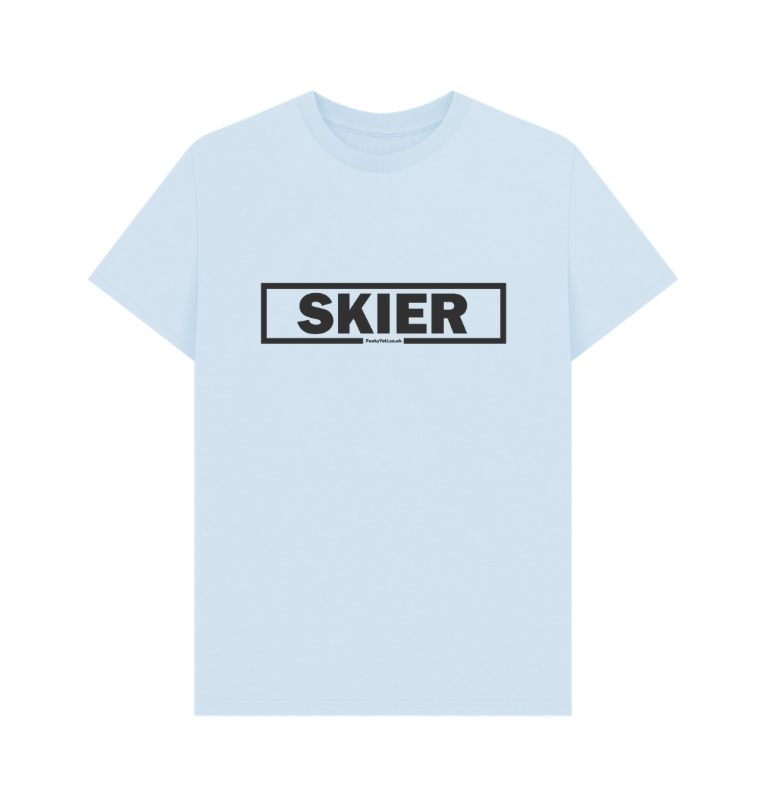 Sky Blue Printed T-shirt Front