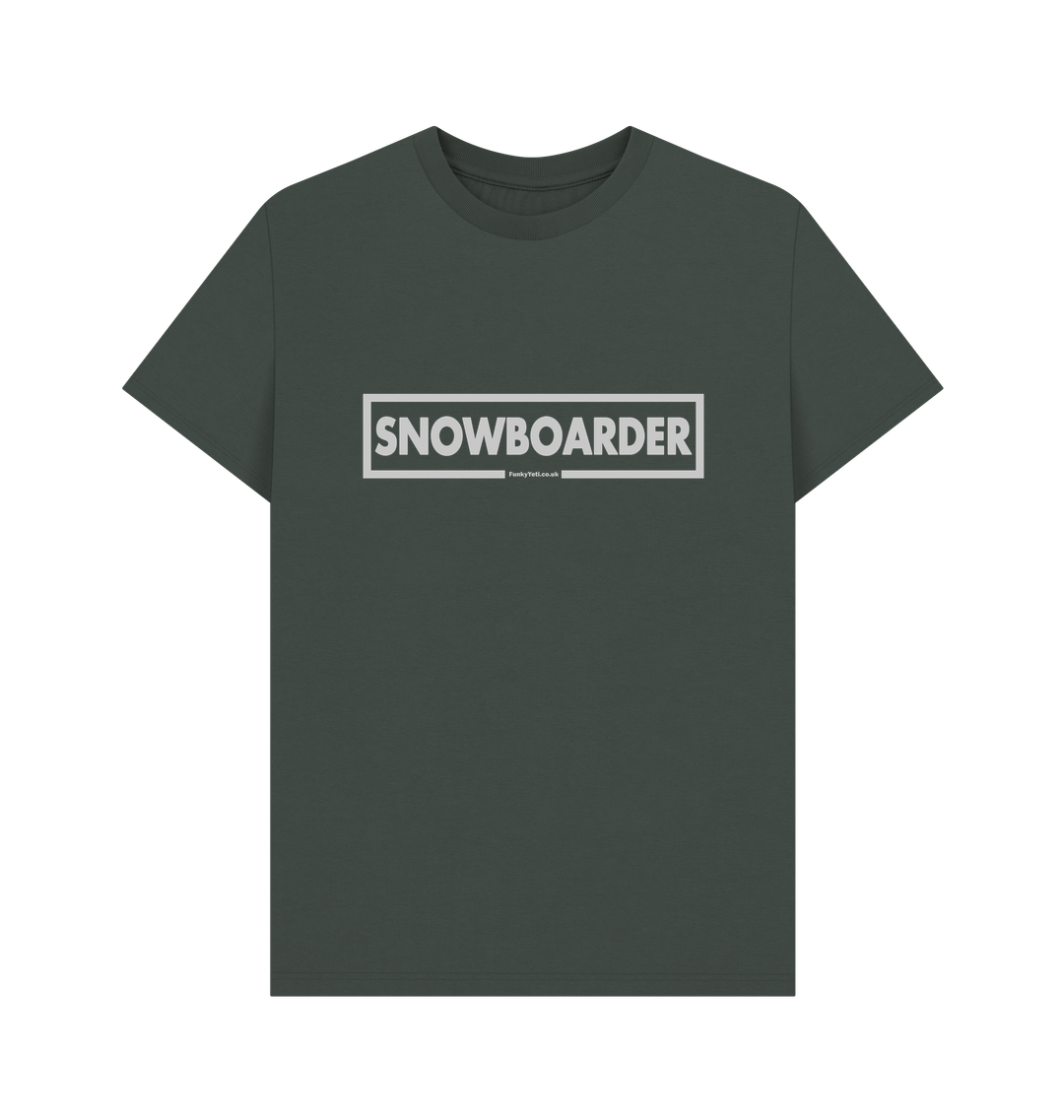 Dark Grey Printed T-shirt Front