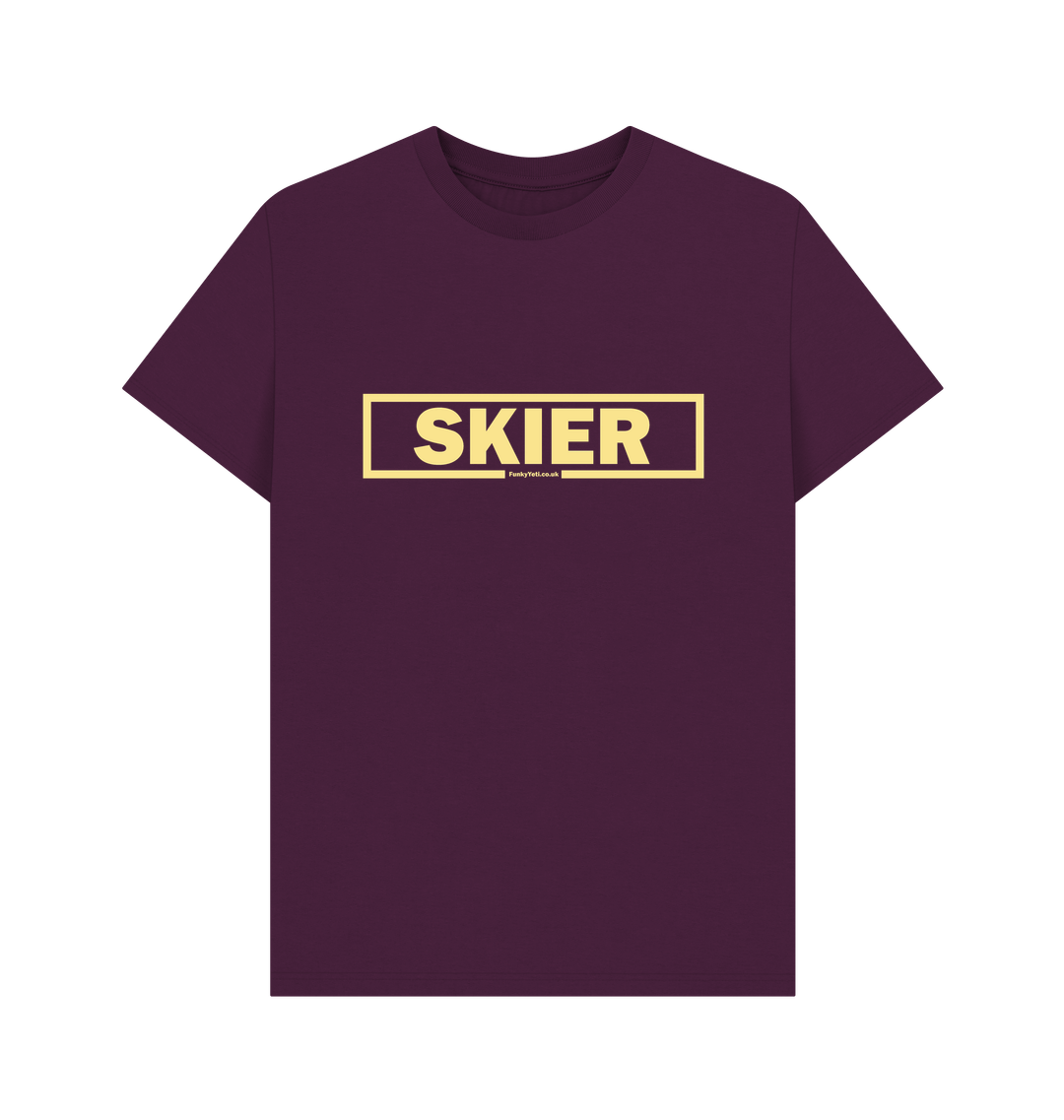 Purple Printed T-shirt Front