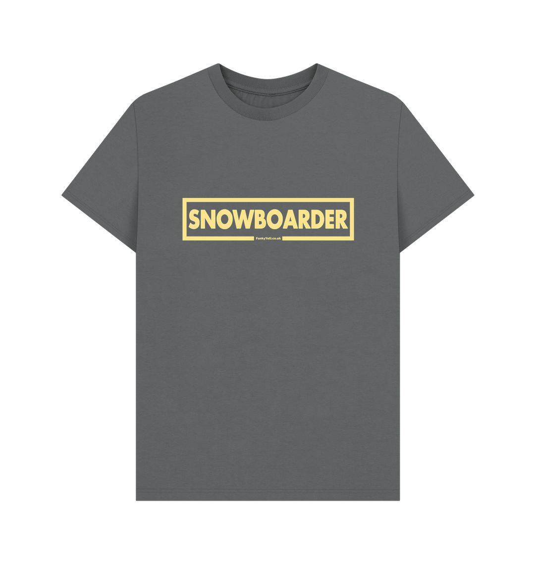 Slate Grey Printed T-shirt Front