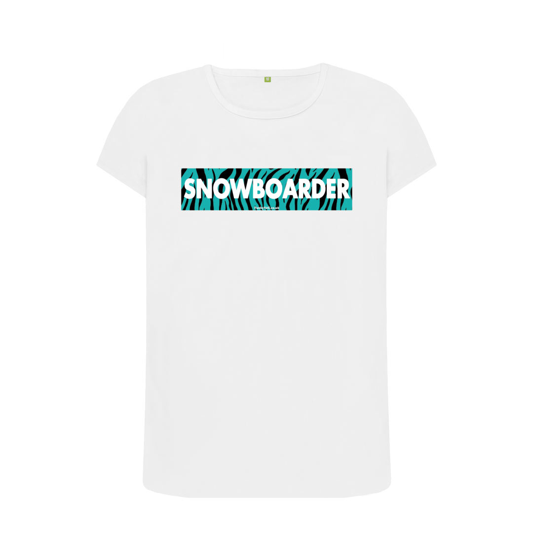 White Printed T-shirt Front