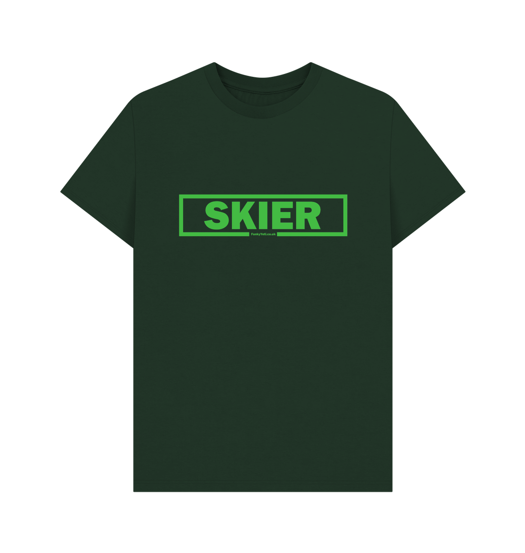 Men's Skier Censor Bar Organic Tee