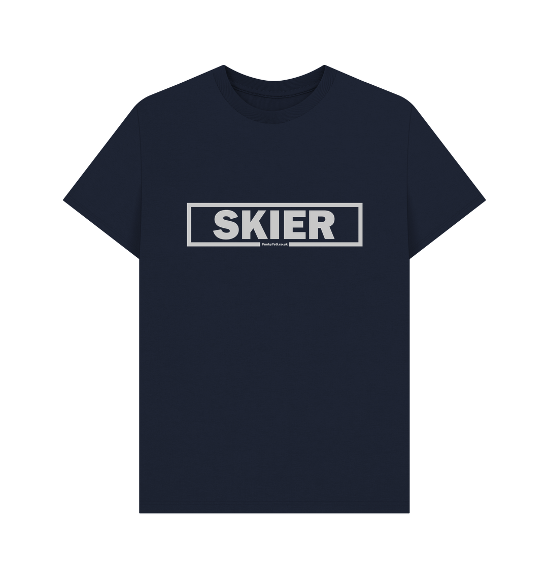 Men's Skier Censor Bar Organic Tee