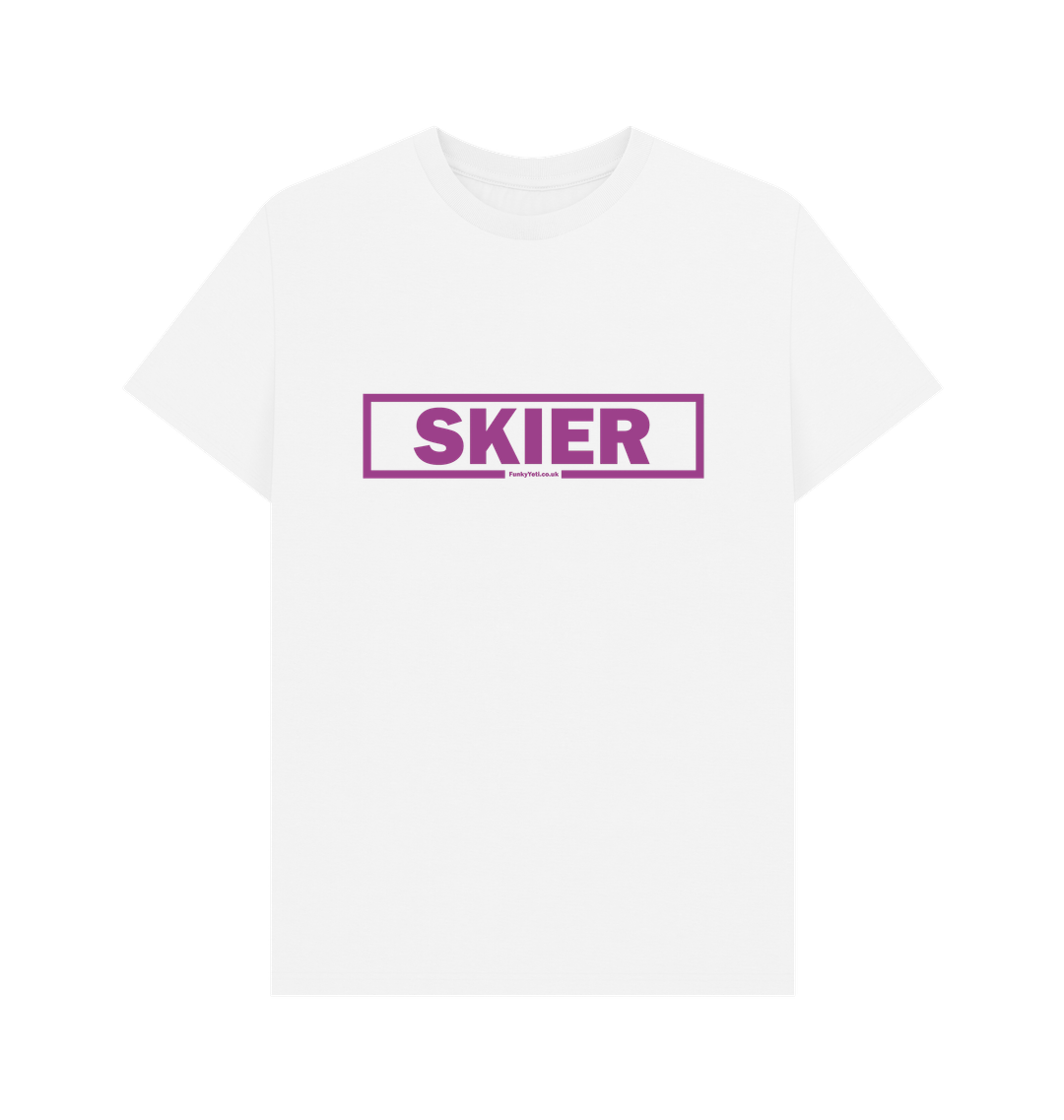 Men's Skier Censor Bar Organic Tee