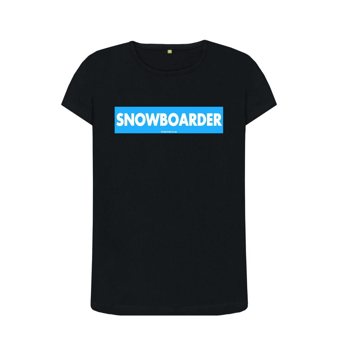 Black Printed T-shirt Front