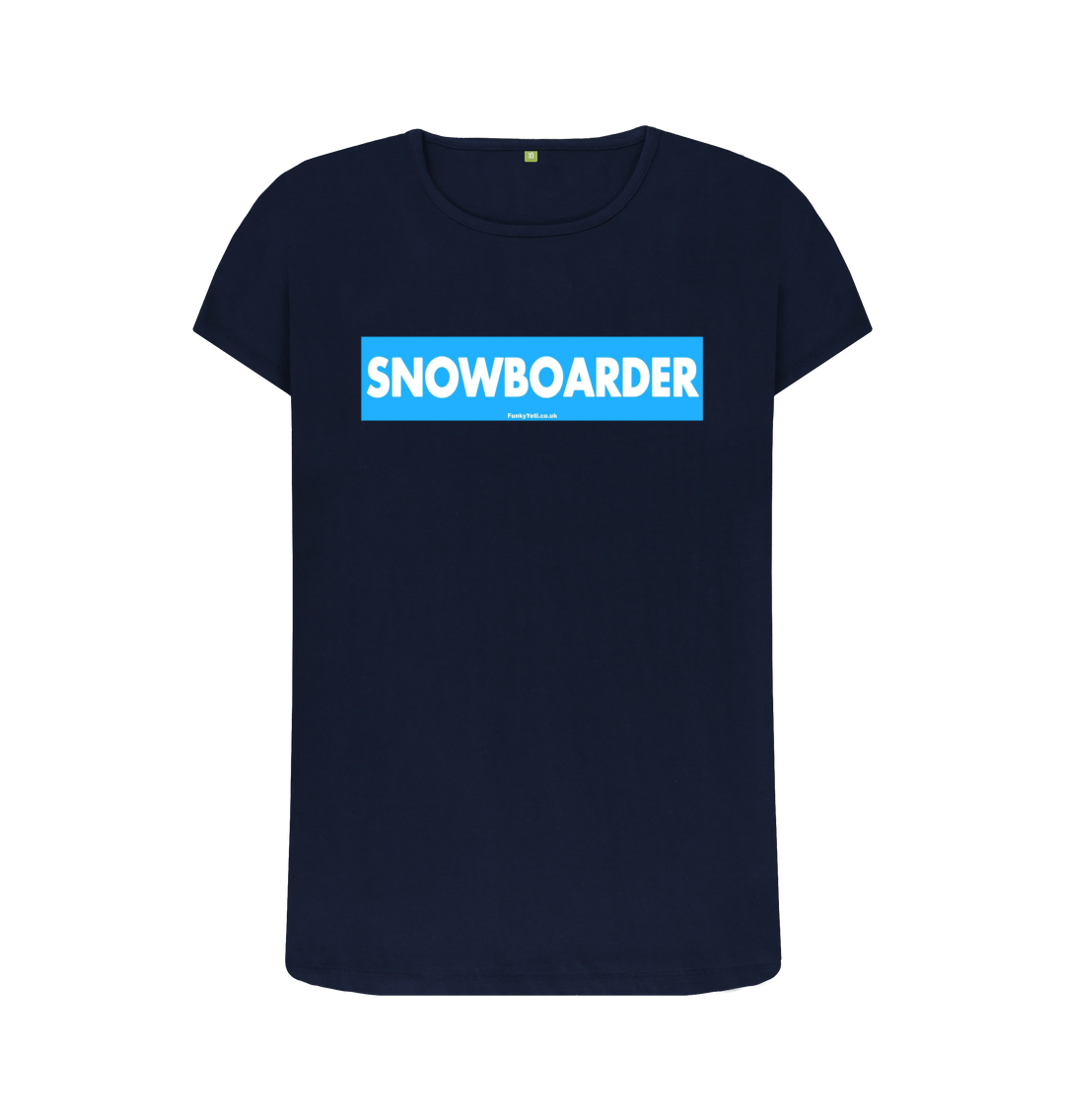 Navy Blue Printed T-shirt Front