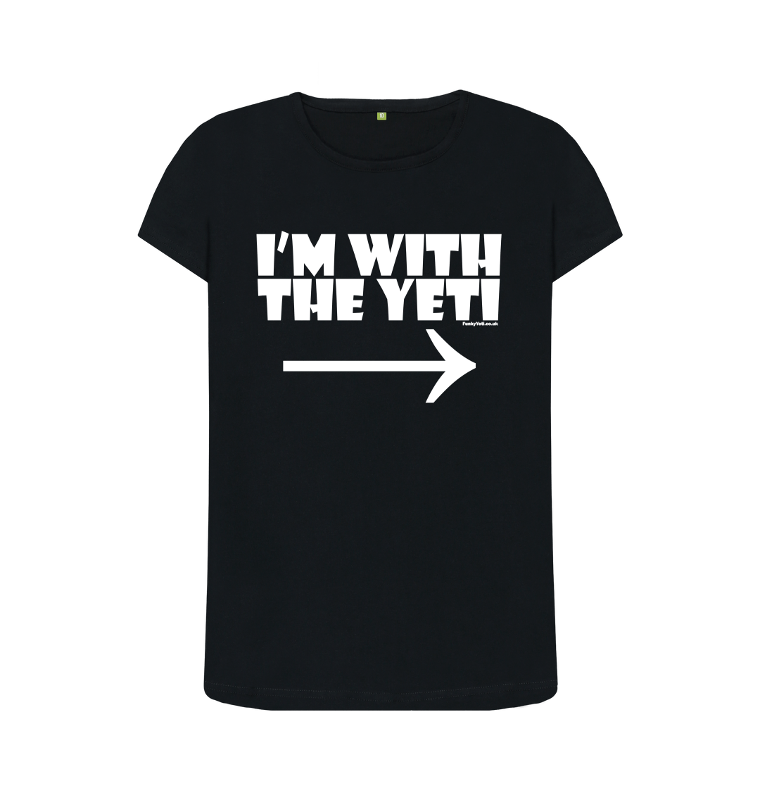 Black Printed T-shirt Front