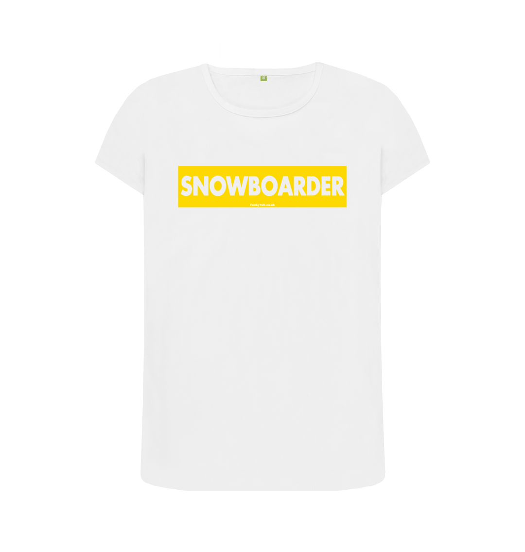 White Printed T-shirt Front