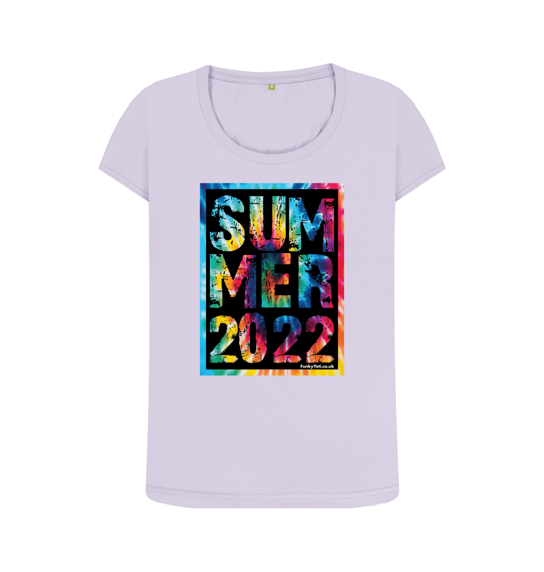 Violet Printed T-shirt Front
