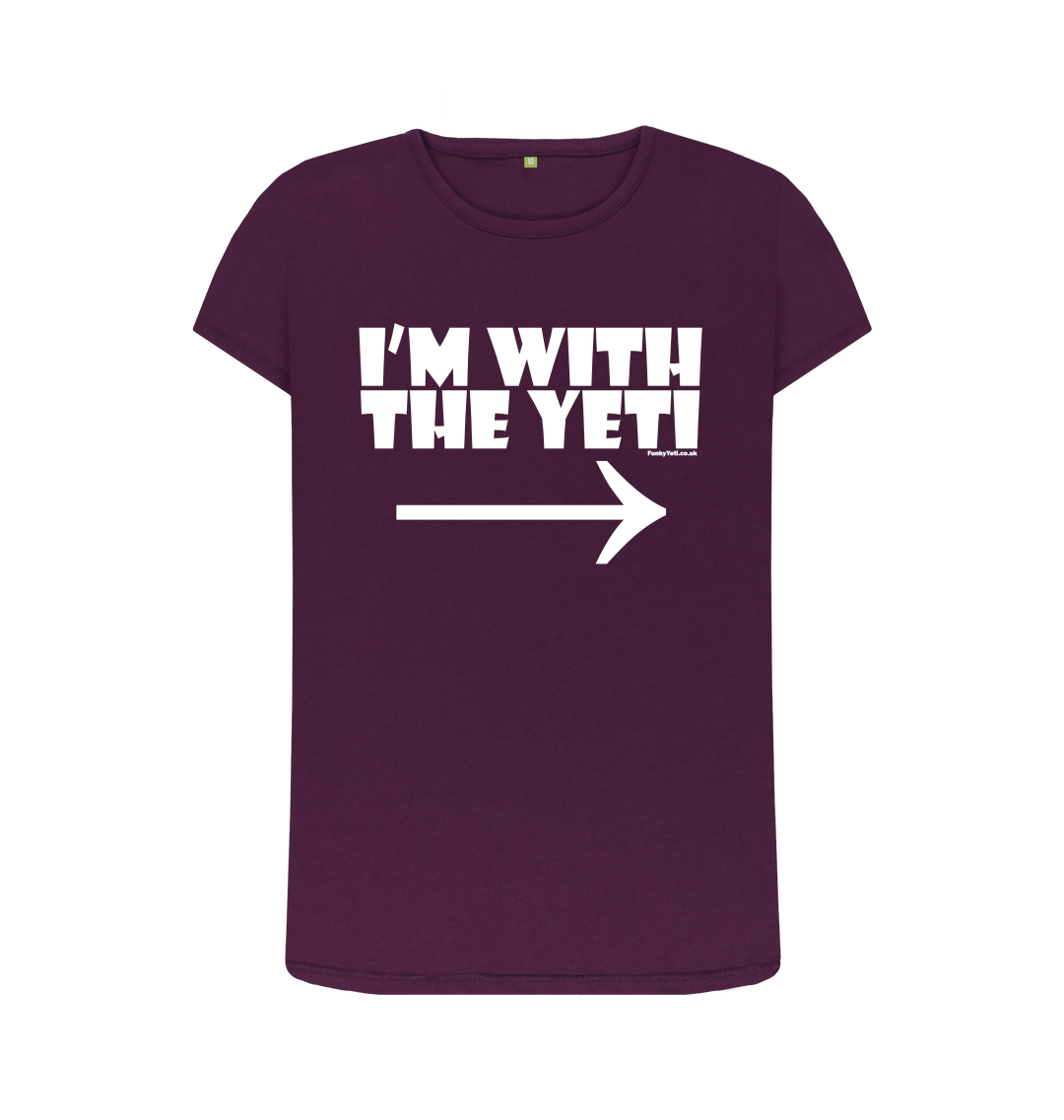 Purple Printed T-shirt Front