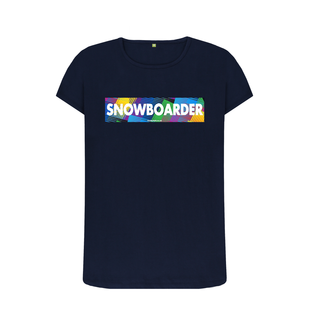 Navy Blue Printed T-shirt Front