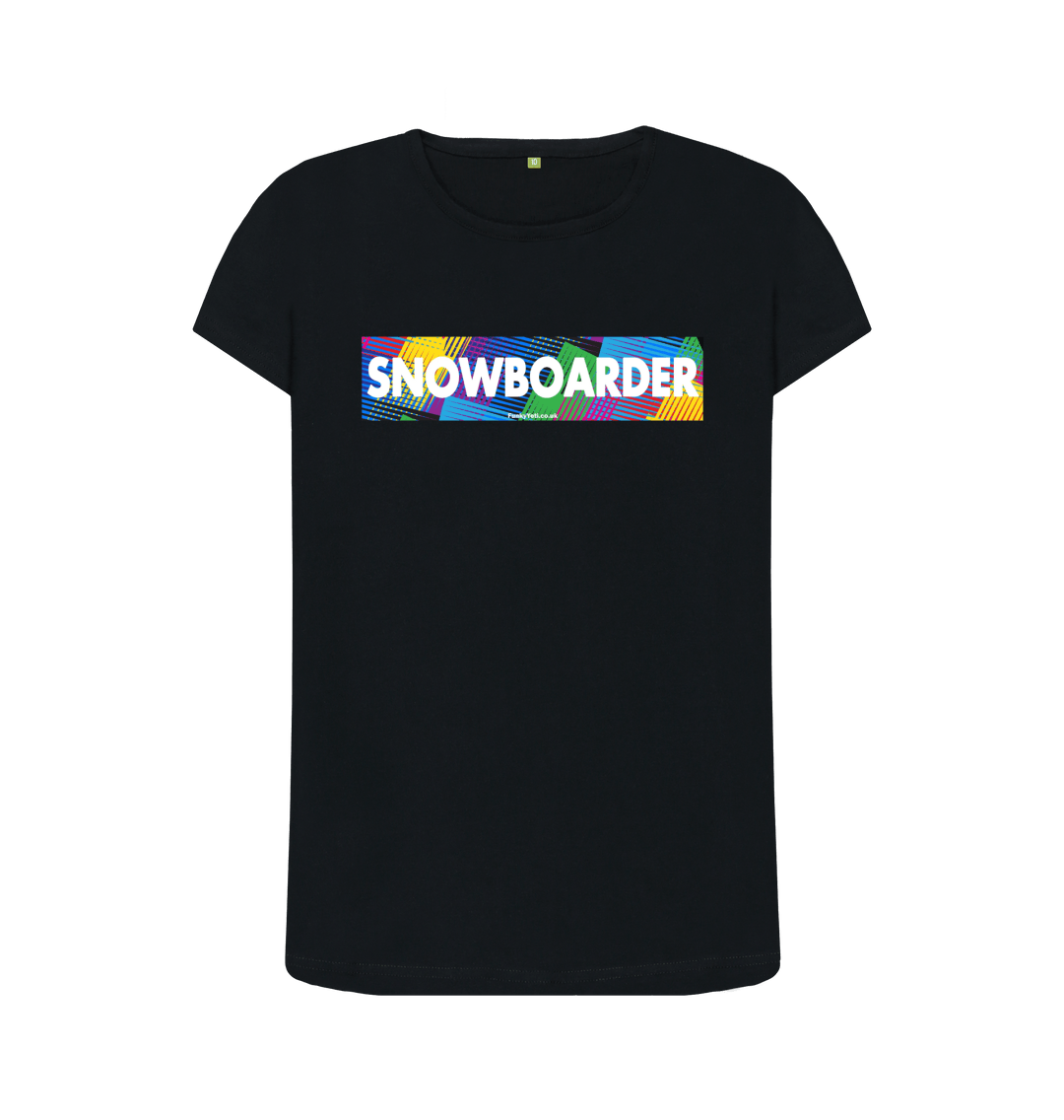 Black Printed T-shirt Front