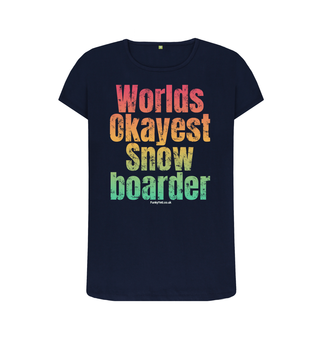 Navy Blue Printed T-shirt Front