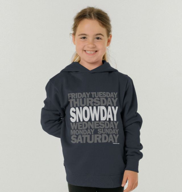Kid's Snowday Organic Pullover Hoodie