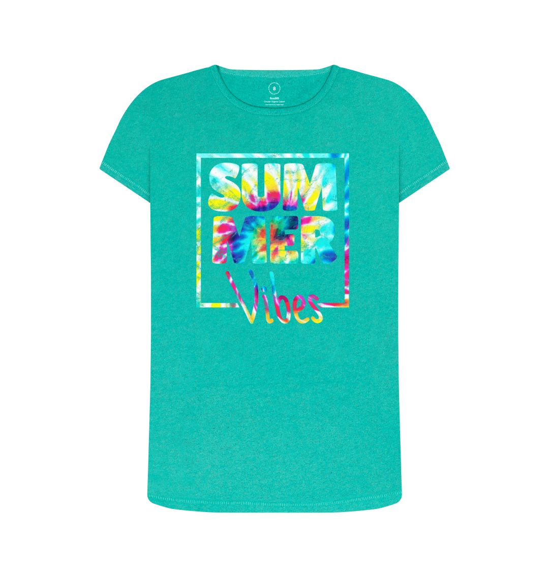 Seagrass Green Women's Summer Vibes R.O.C Tee