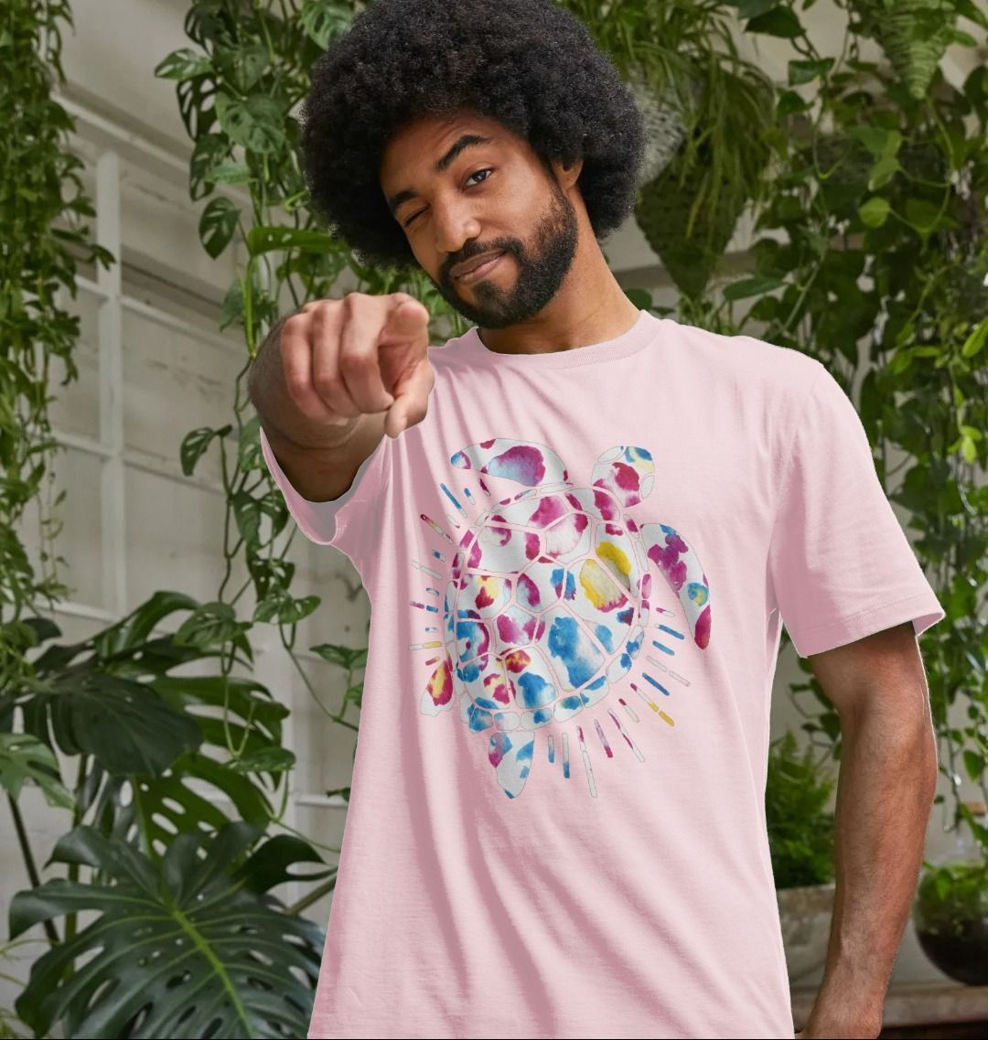 Men's Blotchy Turtle Organic Tee