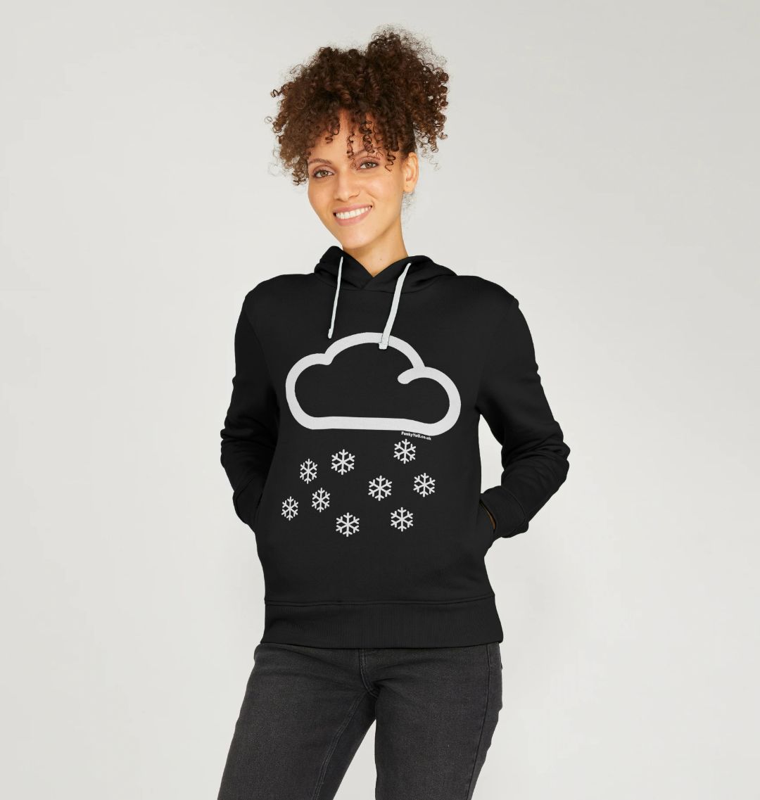 Women's Snow Cloud Organic Pullover Hoodie