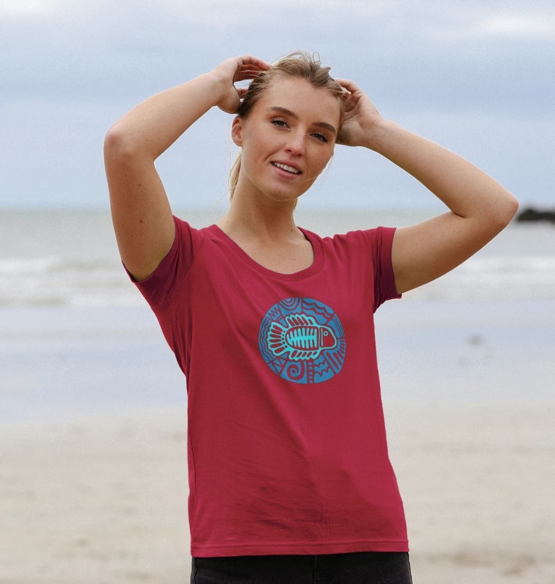Women's Bluefish Organic Scoop Neck Tee