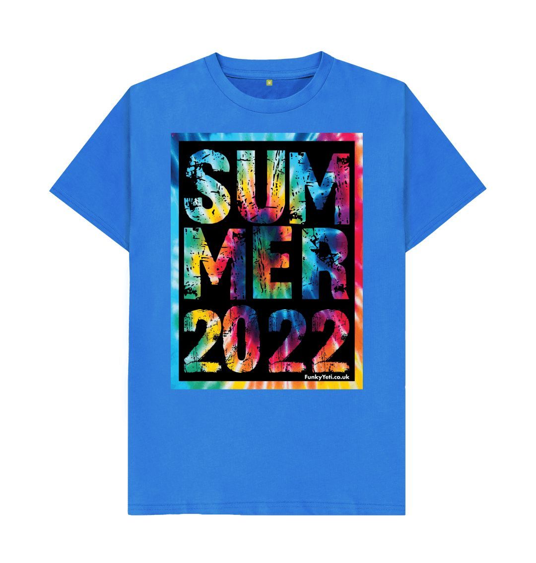 Bright Blue Men's Summer 2022 Organic Tee