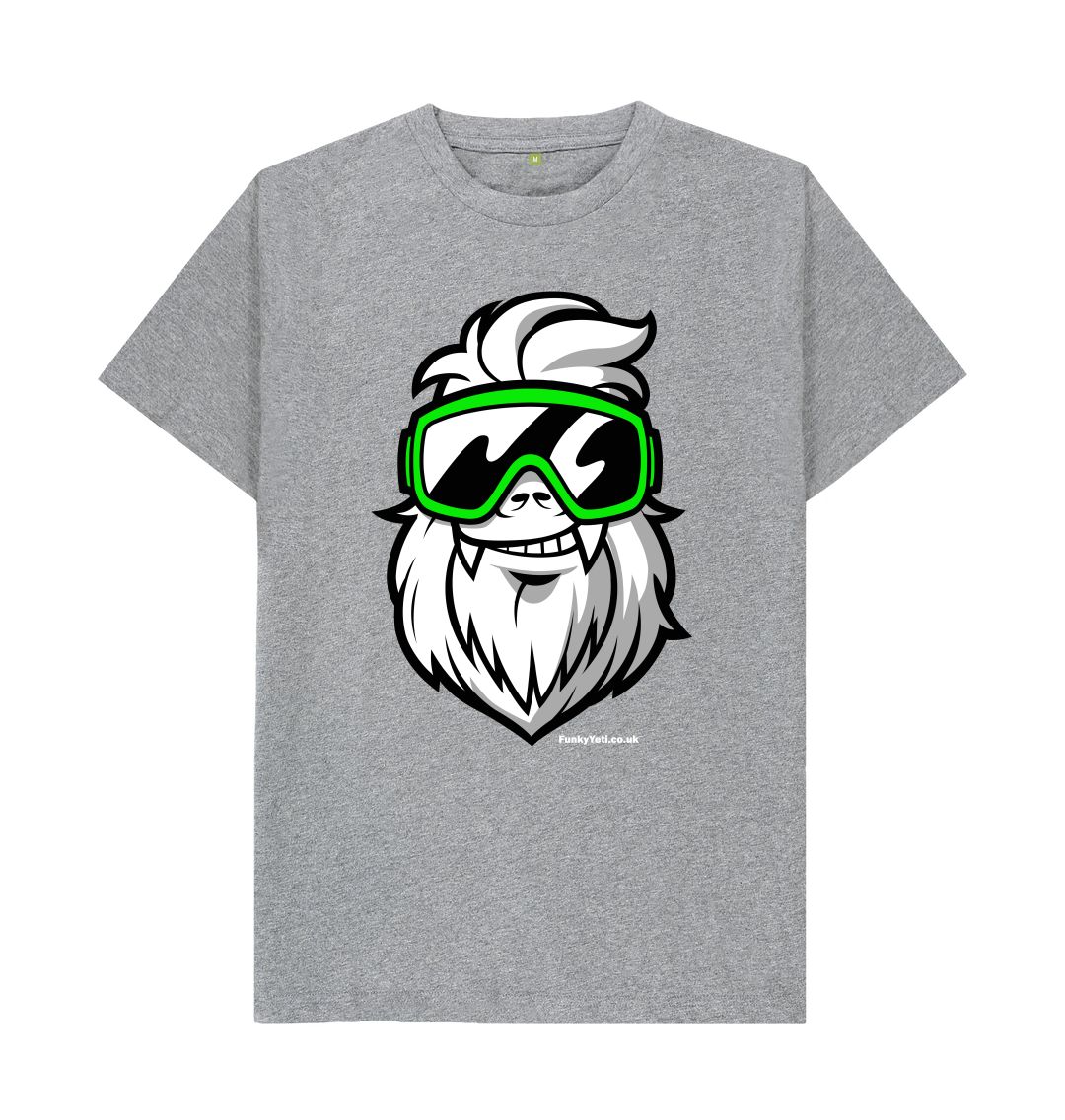 Athletic Grey Funky Yeti Men's Tee - Big Yeti