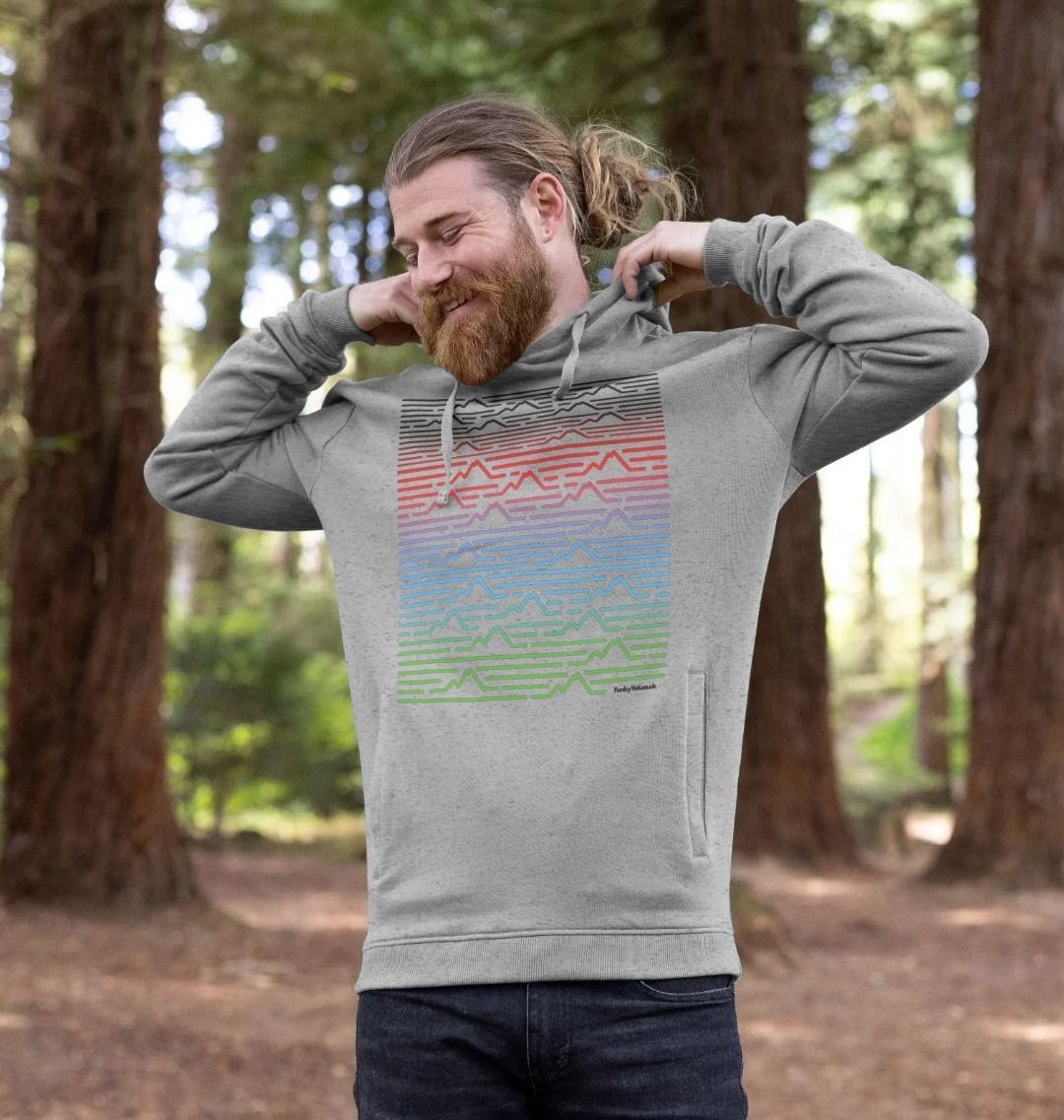 Men's Mountain Range Organic Pullover Hoodie