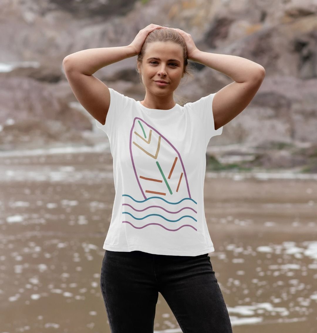 Women's Surf's Up Organic Tee