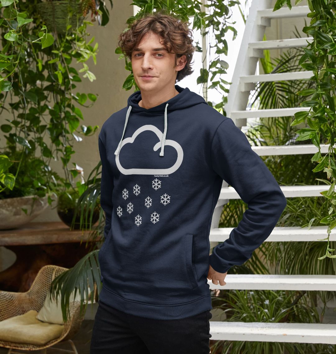 Men's Snow Cloud Organic Pullover Hoodie