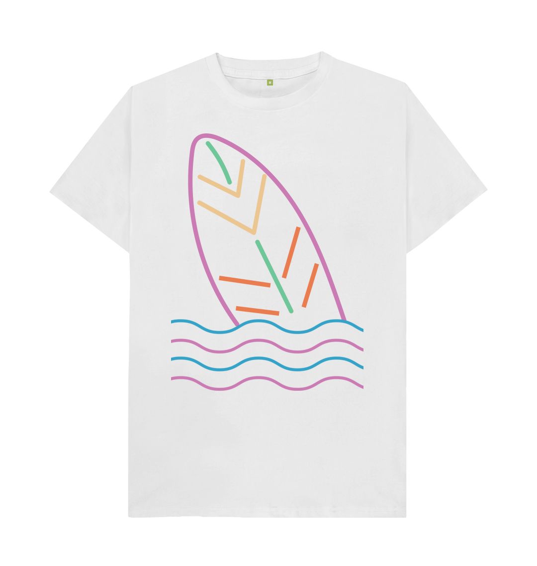 White Men's Surf's Up Organic Tee