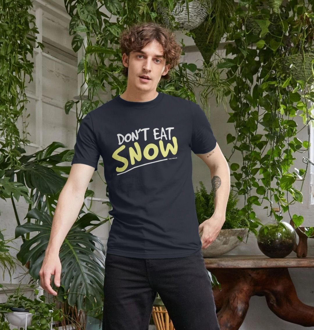 Men's Yellow Snow Organic Tee