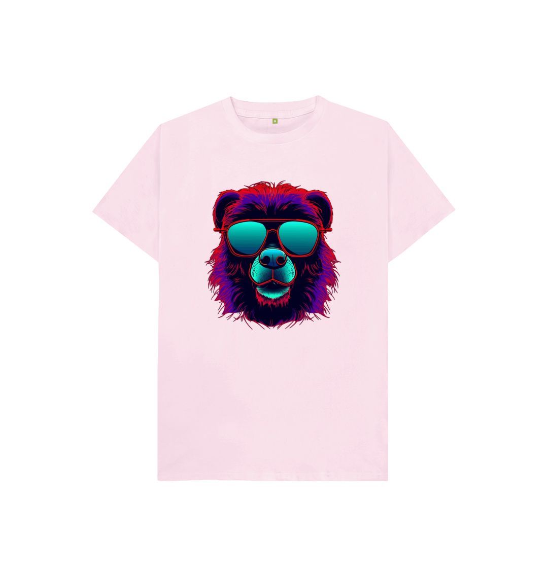 Pink Kid's Cool Bear Organic Tee