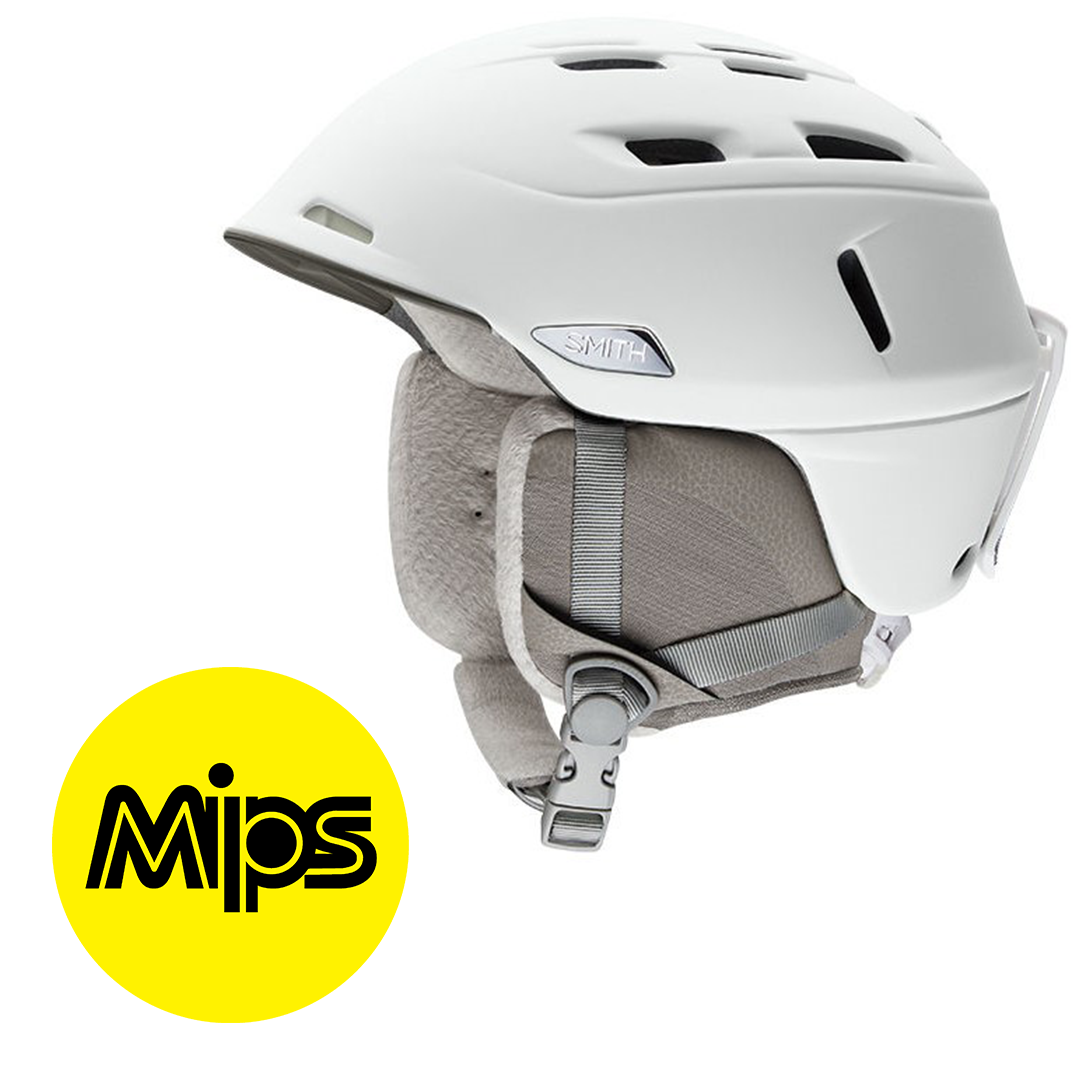 Smith Compass MIPS Women's Ski / Snowboard Helmet White Pearl